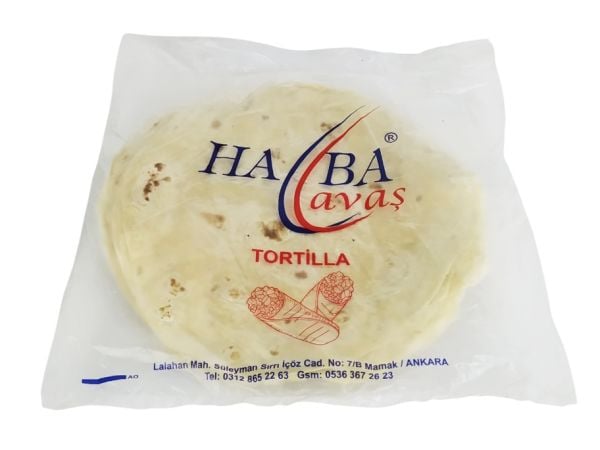 Haba Donuk Doğal Tortilla Ekmeği 33 cm x 12'li