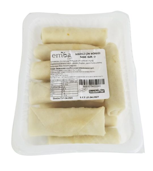 Emba Sebzeli Çin Böreği 500 Gr x 12 Adet