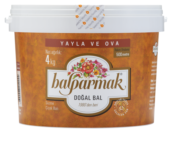 Balparmak Yayla Ova Süzme Çiçek Balı 4 Kg